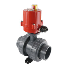 63mm 12V AC VDL 2-way PVC Electrical ball valve